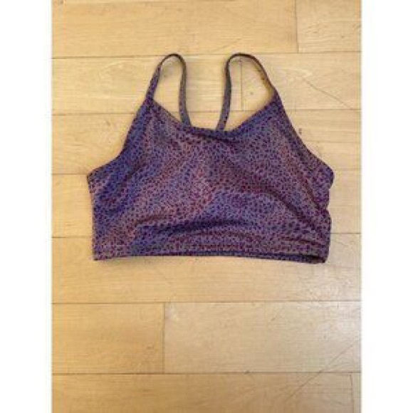 Zella Other - Zella Purple Leopard Print Tank Top